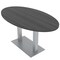 Skutchi Designs 33.5 in W, 59.5 in L, 29 in H, Engineered Wood Top, Grey HAR-OVL-34x60-DOU-ASIANNIGHT - alternate 1